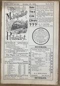 The Metropolitan Philatelist (Vol X) #8 (1899)