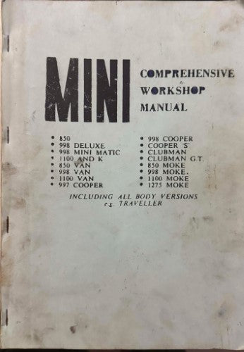 Mini : Comprehensive Workshop Manual