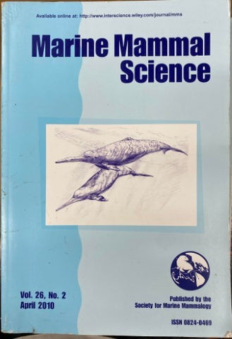 Marine Mammal Science #262 (April 2010)