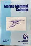 Marine Mammal Science #262 (April 2010)