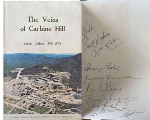 Jim Roche (& Others) - The Veins Of Carbine Hill (Mount Carbine 1895-1978) (Hardcover)