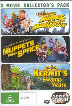 The Muppets Take Manhattan / Muppets From Space / Kermits Swamp Years (DVD)