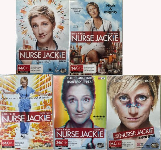 Nurse Jackie : Seasons 2 3 4 6 7 (DVD)