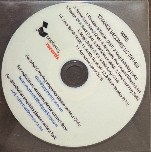 Wire - Change Becomes Us (CD)