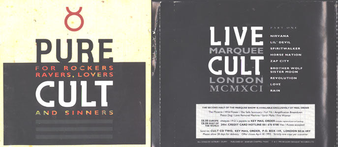 The Cult - Pure Cult : For Rockers, Ravers, Lovers & Sinners (w/ Bonus Disc) (CD)