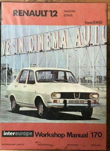 InterEurope Workshop Manual - Renault 12 (1969-) (Hardcover)