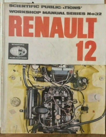 Scientific Publications DIY Workshop Manual - Renault 12 (1969-)