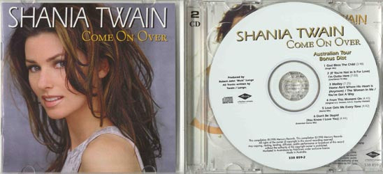 Shania Twain - Come On Over (w/ Bonus Disc) (CD)