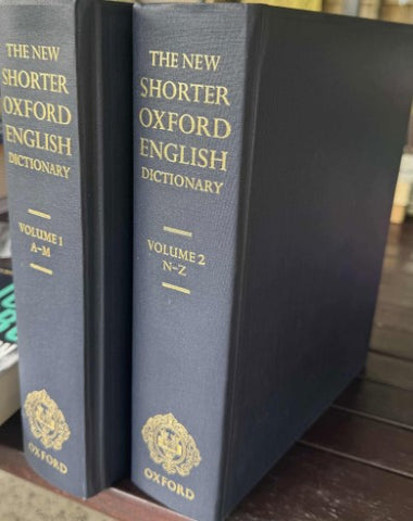 The Shorter Oxford English Dictionary (Hardcover)