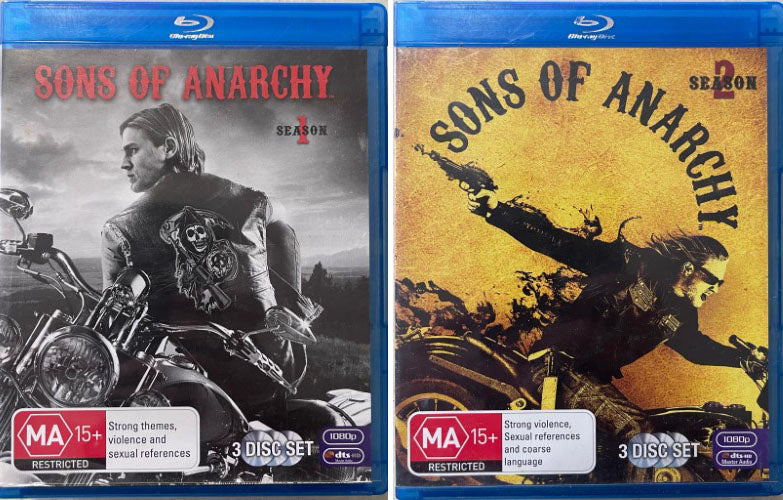 Sons Of Anarchy : Season One & Two (Blu Ray)