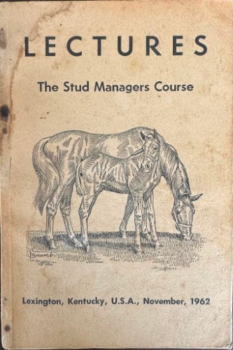 Lectures : The Stud Manager's Course