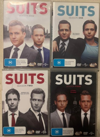 Suits - Seasons 1,2,4 & 5 (DVD)