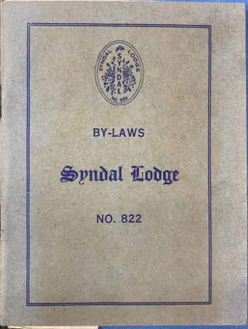 Syndal Lodge By Laws #822