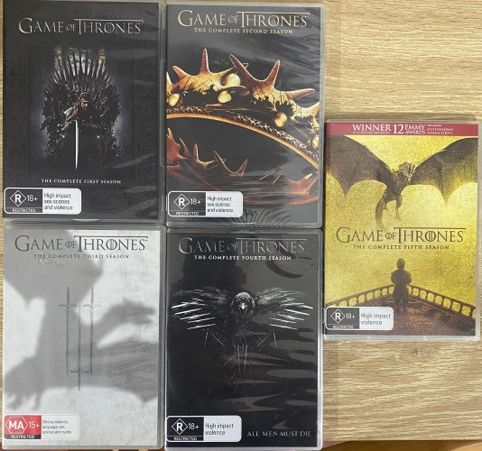Game Of Thrones : The Complete Seasons 1-5 (DVD)