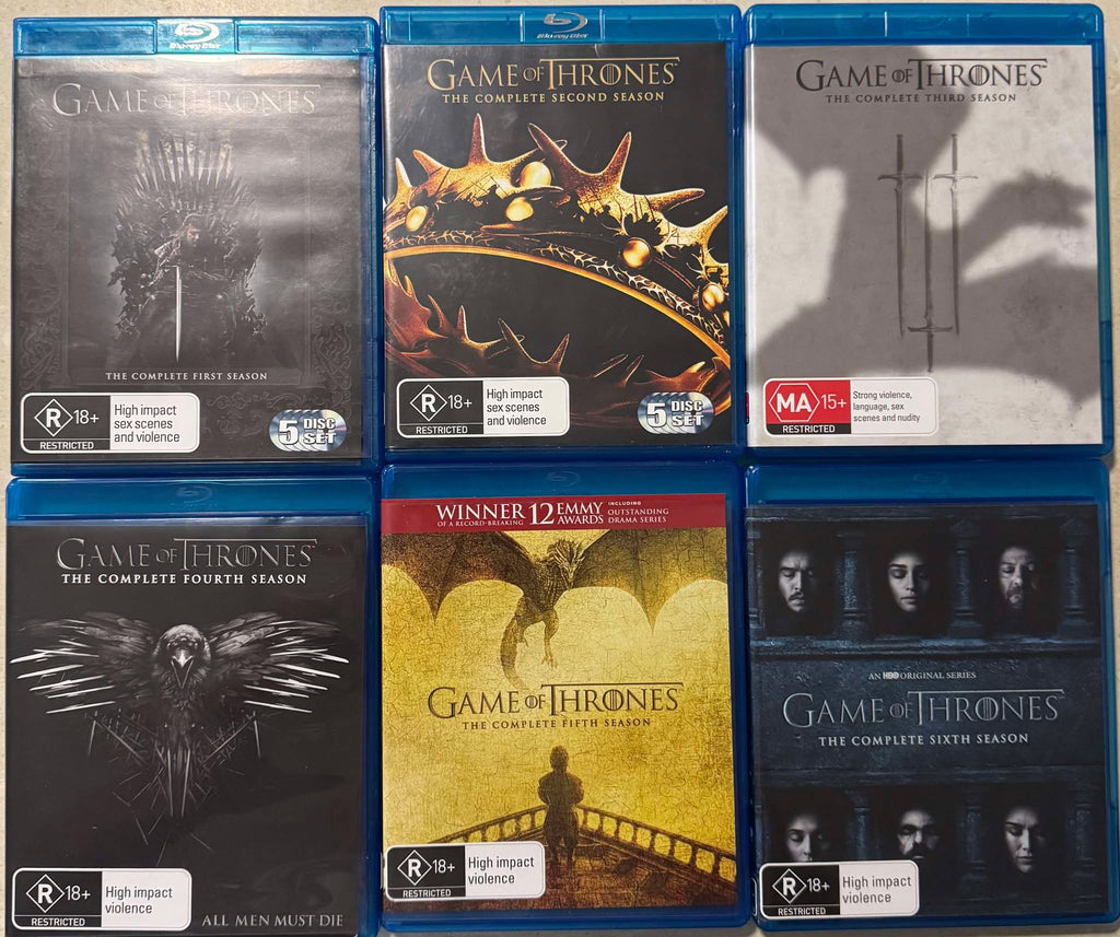 Game Of Thrones : The Complete Seasons 1-6 (Collection) (Blu Ray)