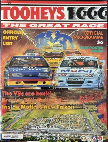 Tooheys 1000 - The Great Race (1993 Official Programme)
