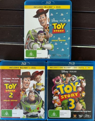 Toy Story 1 / Toy Story 2 / Toys Story 3 (Blu-Ray)