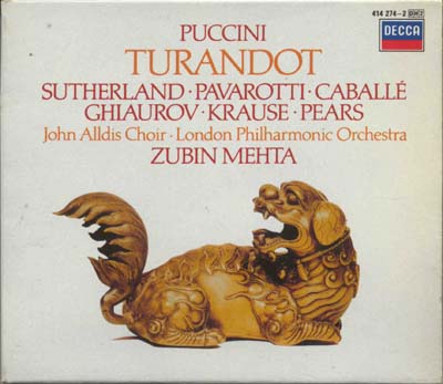 Joan Sutherland / Luciano Pavarotti - Turandot (CD)