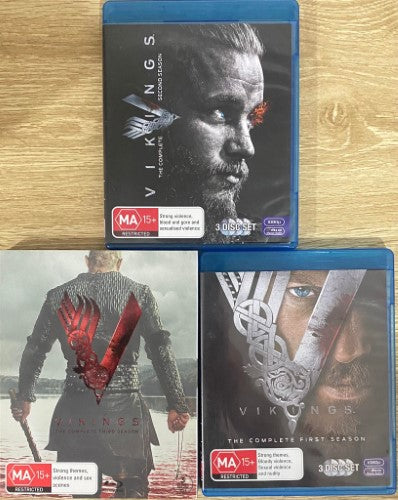 Vikings - The Complete Seasons 1-3 (Blu Ray)