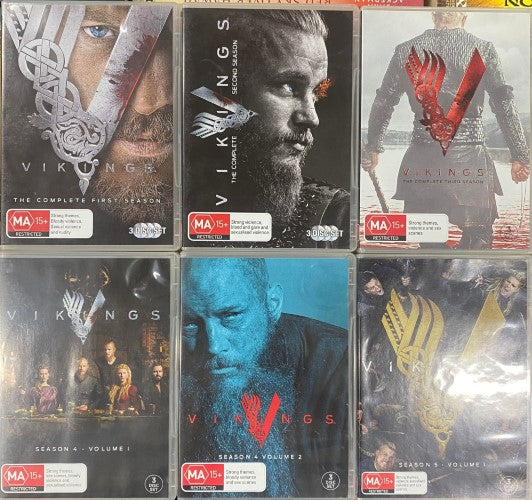 Vikings - The Complete Seasons 1-5 (Vol 1) (DVD)