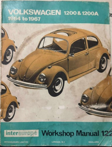 Inter Europe Woprkshop Manual - Volkswagen 1200 & 1200A - 1964-67