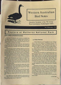 Western Australian Bird Notes #72 (Dec 1994)