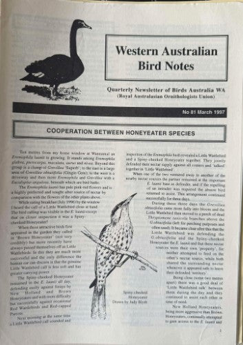 Western Australian Bird Notes #81 (Mar 1997)