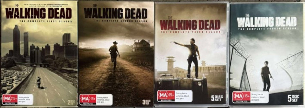 The Walking Dead : Seasons 1-4 (Collection) (DVD)