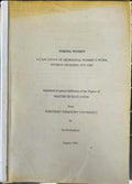 Jan Richardson - Strong Women : A Case Study Of Aboriginal Women's Work - Fitzroy Crossing 1975- 80