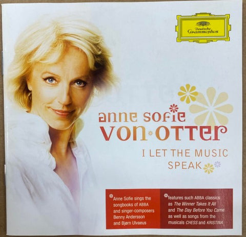 Anne Sofie Van Otter - I Let The Music Speak (CD)