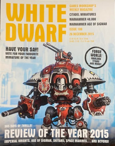 White Dwarf #100 (26 December 2015)