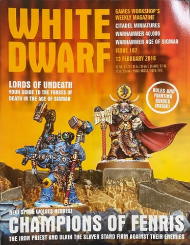 White Dwarf #107 (13 February 2016)