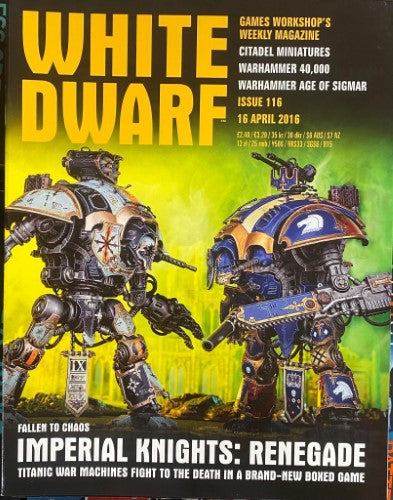 White Dwarf #116 (16 April 2016)