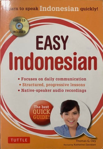 Thomas Oey - Easy Indonesian (Includes CD)