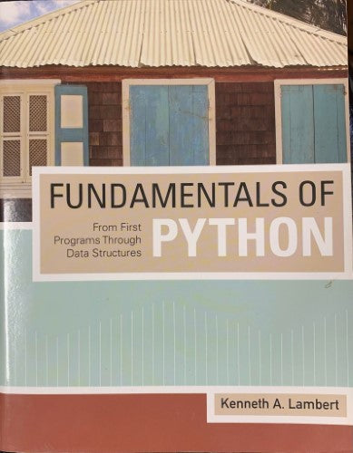 Kenneth Lambert - Fundamentals Of Python