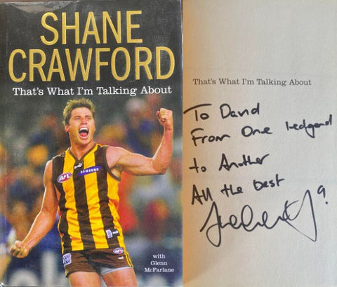 Shane Crawford - That's What I'm Talking About (Hardcover)