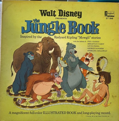 Walt Disney Read Along Book - The Jungle Book (Vinyl LP)
